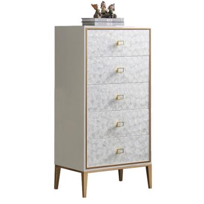 China High Quality Mid Century Modern Furniture Chest Drawer Multilayer Design Bedroom Storage Drawers Chest for sale