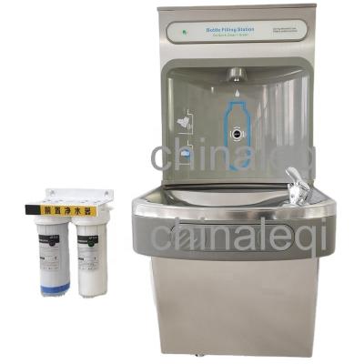 China Outdoor Wall Mounted Stainless Steel Water Cooler Dispenser for sale