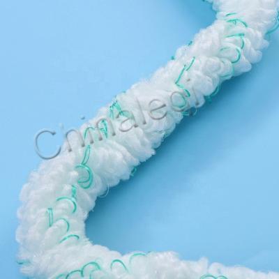 China Vinylon+Polypropylenen Biofilm Filter Media Wrap Type Braided Bio Rope Fillers Spiral Bio Rope Filler for sale