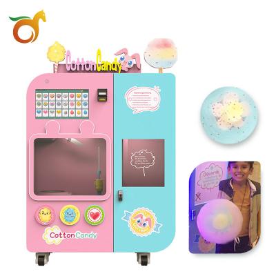 China Latest Shopping Mall Automatic Yogurt Cotton Machine Self Service Vending Machine Kids Cinema Supply for sale