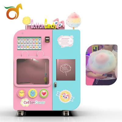 China Electric factory direct supply cotton candy machine self service vending machine commercial automatic commercial for sale