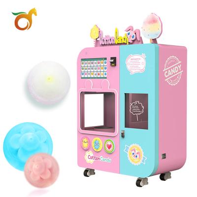 China Metro station airport shopping mall large capacity hot sale automatic cotton candy machine commercial automatic cleaning vending machine for sale