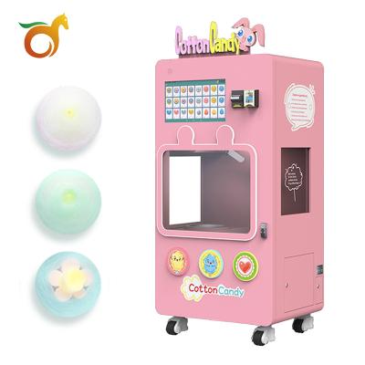 China Factory direct supply cotton candy machine self service vending machine commercial automatic commercial for sale