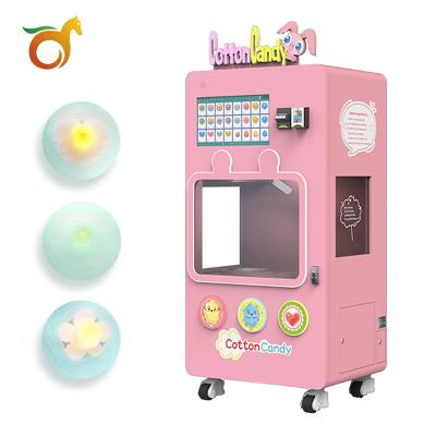 China Commercial Self-Service Cotton Candy Machine Electric Cotton Candy Machine Automatic Self Supply Vending Machine for sale