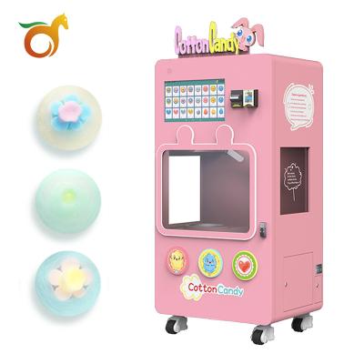 China Commercial cotton candy catering machine can make 36 styles novelty self-service commercial stable vending machine for sale