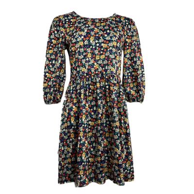 China Women Clothing Ladies Dress Fashion Dress Casual Style 95%Polyester 5%Elastane Sleeve 95%Polyester 5%Spandex Breathable Tank Top Fabric With Floral for sale