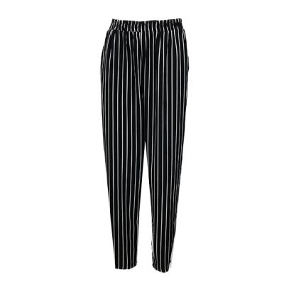 China New QUICK DRY Stripe Pants Autumn Winter Ladies Pencil Pants Midi Waisted Woman Pants Good Quantity Casual Pants for sale