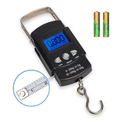 China Weight Measuring High Accurate 50kg/10g LCD Display Portable Luggage Scale For CE FCC ROHS for sale