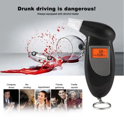 China Backlight Digital Alcohol Breath Tester Breathalyzer Analyzer LCD Detector Backlight JY-88 for sale