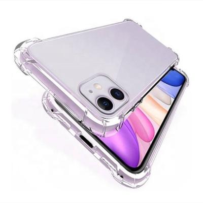 China Luxury Shockproof Phone Cases With Tpu Clear Shockproof Flexible Soft Cover For Iphone 7 8 plus X 11 pro 12 max mini for sale