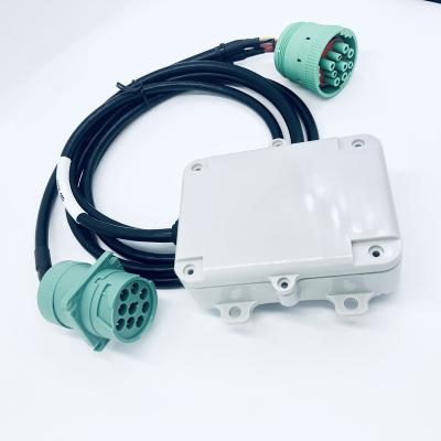 China All Car Series IP67 Waterproof Box 9in J1939 OBD Diagnostic Harness Male And Female Connector for sale