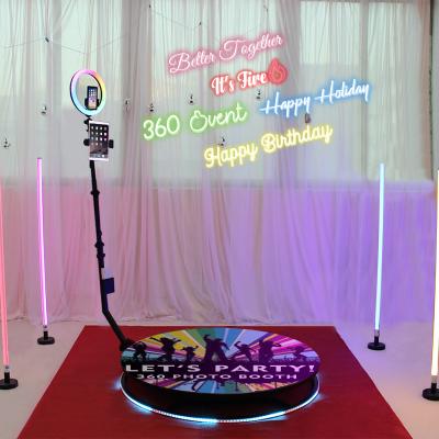 China Portable Selfie Selfie Deluxe Setup 360 Degree Photo Booth Rotate 4 People Camera 360 Auto Photo Booth for sale