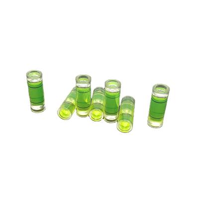 China Home Decorations Spirit Level Acrylic Tubular Bubble Vials Liquid Spirit Level Bubble for sale