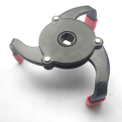 China Carbon Steel 3 Jaw Oil Filter Adjustable Bi-Directional Wrench with 3 Jaw 2 1/2 to 3 7/8 in. Drive for sale