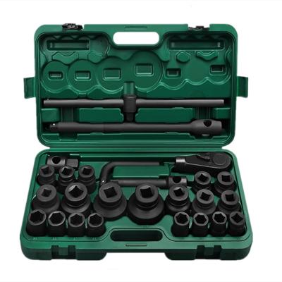 China Car Repair 26pcs Electrophoresis Car Repairing Auto Mechanic Wrench Socket Combination Set for sale