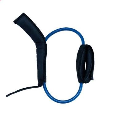 China LATEX Leg Resistance Band Exercise Rope with Non-Slip Padded Ankle Slaps (All Bands Sold Separately) for sale