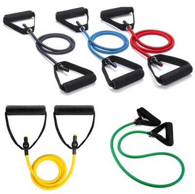 China Latest Long Term Use Simple Yoga Pilates Resistance Band Resistance Exercise Bands For Home Fitness, Stretching, Strength Training, Physiotherapy for sale