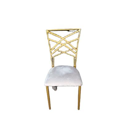 China Popular Wholesale Customization Event Party Fancy Silla Crossback Wedding Chair for sale