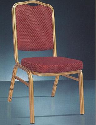 China Popular Banquet Party Gold Chair Aluminum Hotel Chair Stackable Banquet Chair for sale