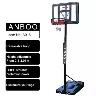 China HDPE Adjustable Removable Portable Basketball Stand / System / Hoop / Goal / Equipment For Sports for sale