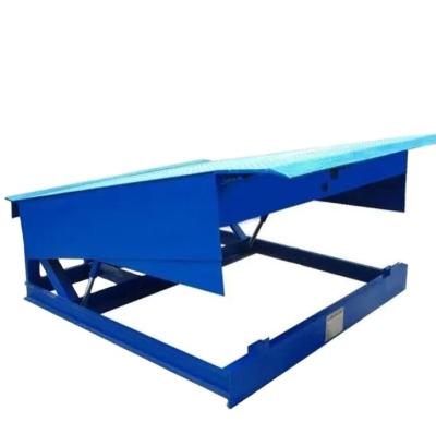 China Manufacturing Plant Hydraulic and electrical fixed dock plate dock leveling machine Ramp stationery dock leveling machine equipment for sale