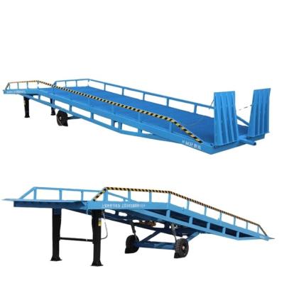 China Garment Shops Hydraulic ramp for loading and unloading trucks Container loading ramp Container portable ramp for sale