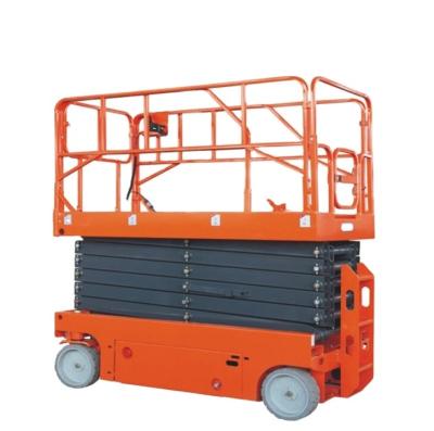 China Hotels Electric scissor lift, self-propelled scissor lift, all terrain scissor lift for sale