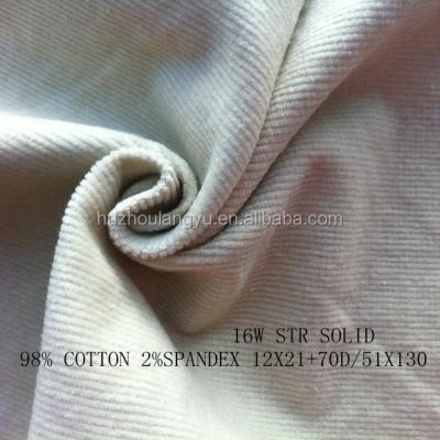 China CORDUROY 16W COTTON 100% CORDUROY FABRIC for sale