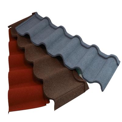 China Building Materials Metal Tile Roofing Sheets JH-01 Villa JINHU Plain Roof Tiles for sale