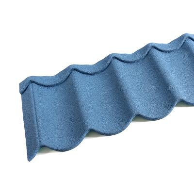 China Wave tile metal roofing price china roofing sheet galvalume stone color coated steel roof tiles for sale