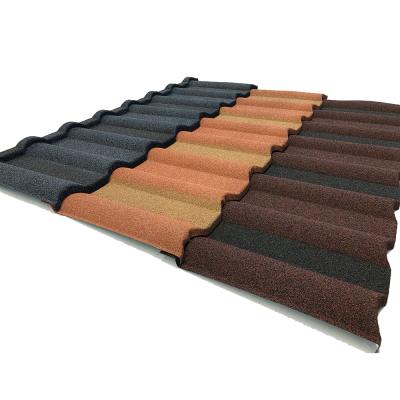 China Chinese color Metal Tile Roofing Sheets coated long time bond  roofing sheet in Nigeria en venta