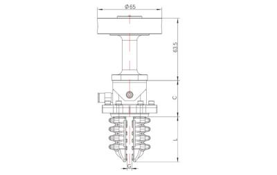 China 6300g 36mm ISC Series High Softness Robotic Clamp for sale