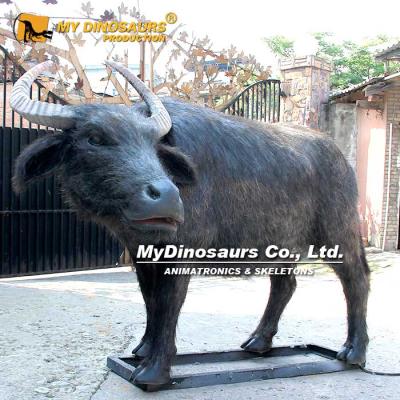 China China My Normal Animatronic Dino Park Outdoor Decor Animal Buffalo XJ251 for sale