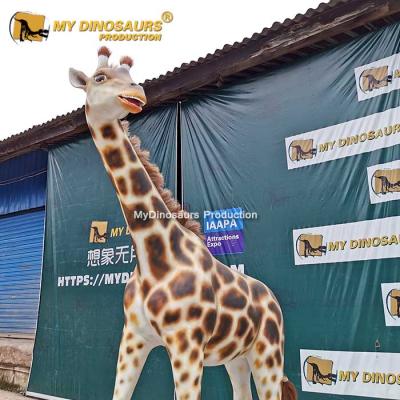 China Waterproof My Dino XJ277 Animal African Giraffe Animatronic For Amusement Park for sale