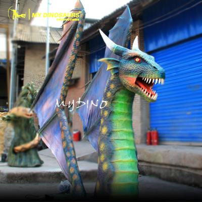 China Movie Mon-Dino AA592 Large Amusement Park Dragon Animatronic for sale