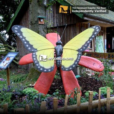 China Museum My Dino XJ017 Garden Decoration Large Insects Animatronic Butterflies for sale