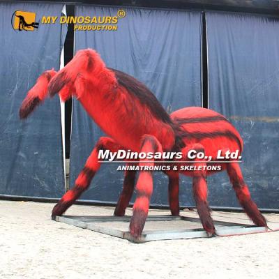 China Waterproof My Dino Amusement Theme Park Decoration Large Insects Electric Spider AI022 for sale