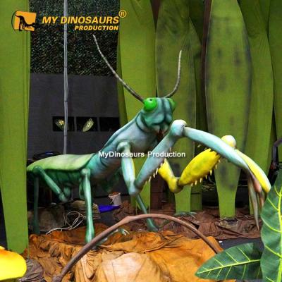 China Waterproof My Electric Mantis Outdoor Realistic Dino AI025 Animatronoic Decoration Large Insects for sale