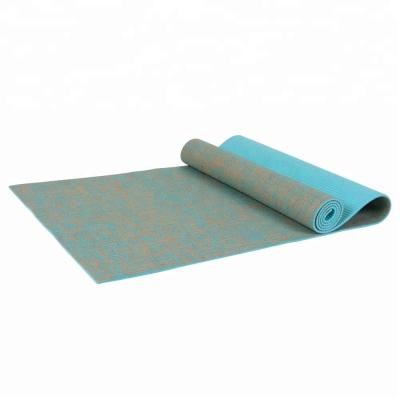 China Wholesale Durable Non-Slip Yoga Mat Natural Jute Hemp PVC Yoga Mat Manufacturer With Custom Logo for sale