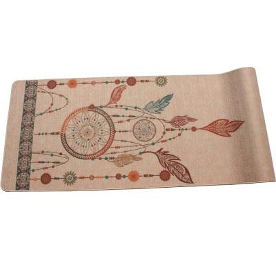 China DR Natural Durable Organic Non-Toxic Sustainable Hemp Jute Yoga Mat for sale