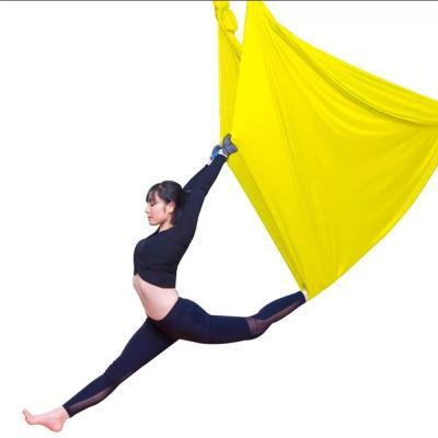 China Durable DR Low Stretch Aerial Yoga Swing Air Flight Inversion Yoga Sling Swing Anti Gravity Yoga Hammock for sale