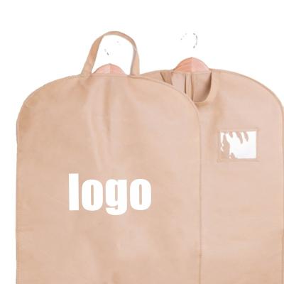 China Excellent Quality Eco - Friendly Custom Printed Lightweight Suit Cover Foldable Garment Bags for sale