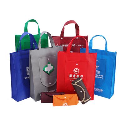 China Custom Recyclable High Quality Promotional Non Woven Shopping Bag With Printing Logo for sale