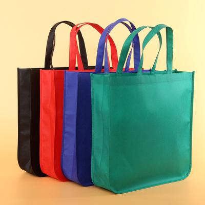 China Recyclable Fabric Handbag Custom Printed Recyclable Non Woven Shopping Bags With Logo for sale