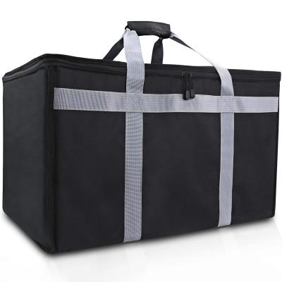 China Grocery Bag Waterproof 23x14x15 Hot and Cold - Buffet Server Uber Supplying Meal Insulated Bag Food Delivery Bag for sale