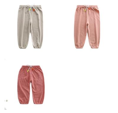 China Fashion 100 Cotton Sweatpants Jogger Children Kids Girl Breathable High Quality Pants for sale