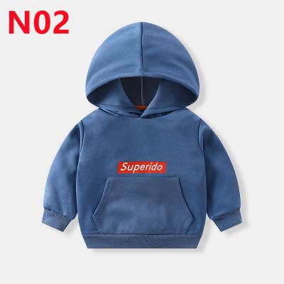 China Free Sample Spring Breathable Kids Drop Shipping Boys Hoodies Plain 100% Polyester For Kids Baby Hoodie T Logo Customization for sale