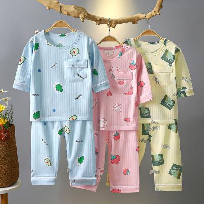 China Thermal Kids Clothing Boys Girls Cotton Crew Neck Half Sets Sleeve Children's Suits Made in China for sale