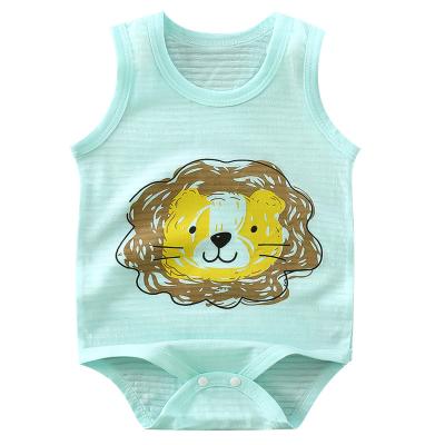 China 100%Cotton Summer Baby Clothes 100% Cotton Crawling Suit Newborn Baby Overalls Clothes Boys Girls Rompers for sale