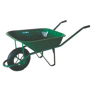 China Metal Hot Sale Building Tools Wheel WB6400 Barrow Metal Bucket Wheelbarrow for sale